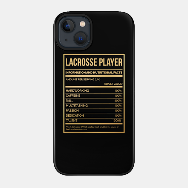 Lacrosse Player - Lacrosse Player - Phone Case