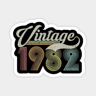 38 Years Old Vintage Retro Classic 1982 38th Birthday Gifts Magnet