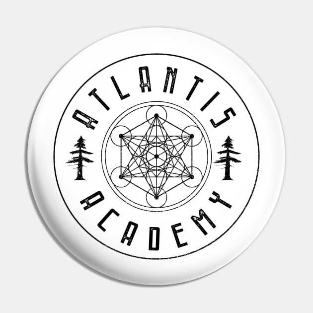 Atlantis Academy Redwoods Logo Pin by NatureMagick