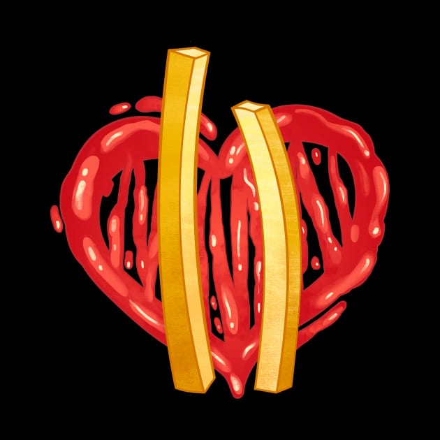 French Fries Love by beesants