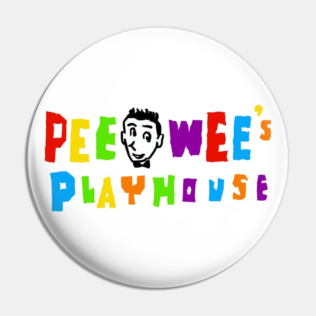 Pee-Wee's Playhouse (Rainbow Logo) Pin by Scum & Villainy