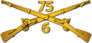 6th Bn - 75th Infantry Regiment (Ranger) Branch wo Txt Magnet