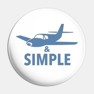 Plane And Simple Pin