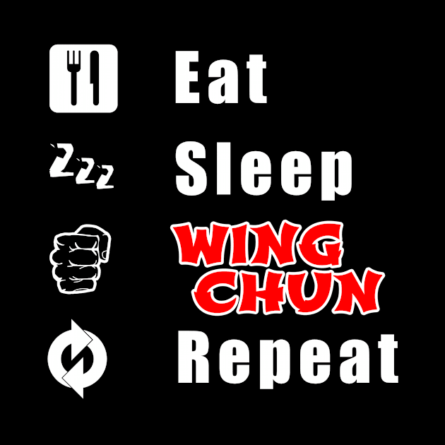 Eating Sleep Wing Chun repeat by Mamon