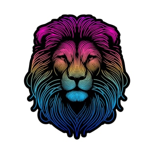 Lion Sketch RGB T-Shirt