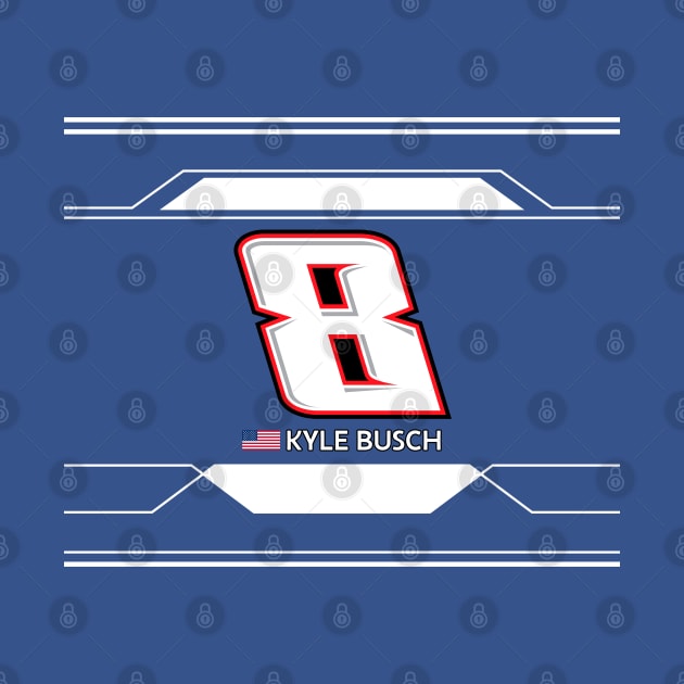 Kyle Busch #8 2023 NASCAR Design by AR Designs 