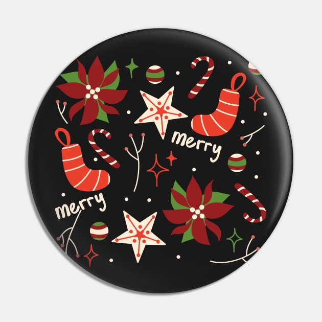 Medieval Christmas Aesthetic Retro Yule Decoration Pattern Pin by retroyule