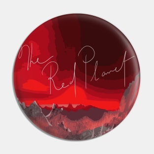 Red Planet Pin