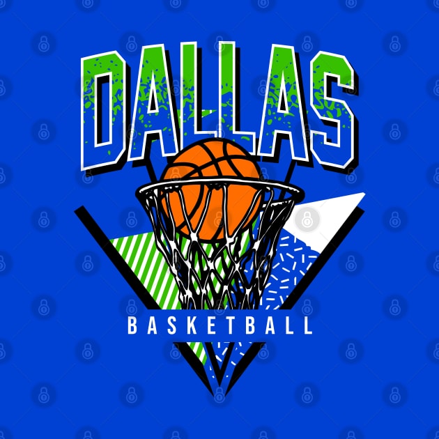 Dallas Baskebtall 90s Throwback by funandgames