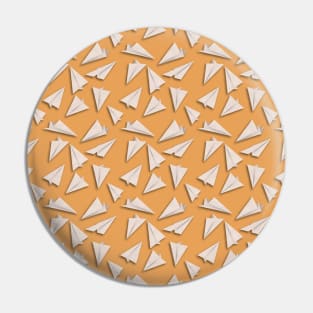 Paper Planes Pattern Pin