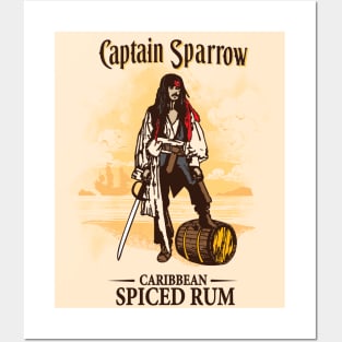 Captain Jack Sparrow Poster for Sale by Slick Tees Co.