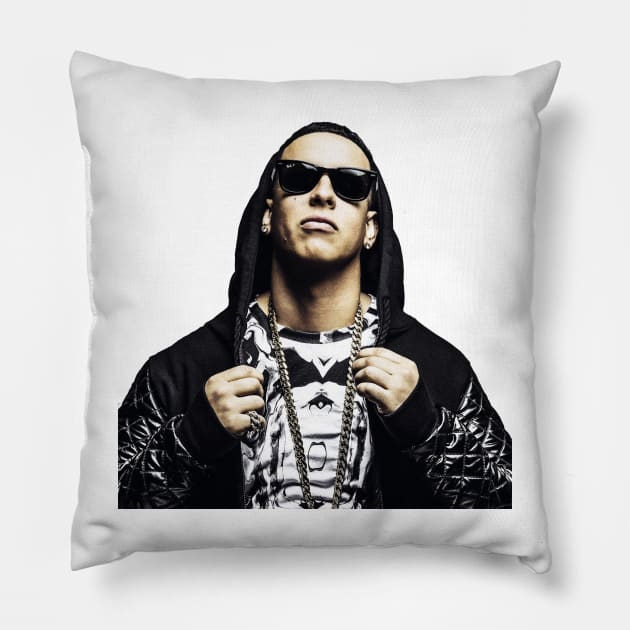 Daddy Yankee - Puerto Rican rapper, singer, songwriter, and actor Pillow by Hilliard Shop