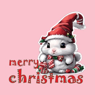 christmas cute bunny T-Shirt