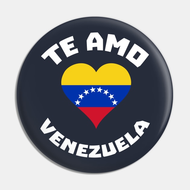 I Love VZLA - Camiseta Bandera Corazon Venezuela Pin by Brobocop