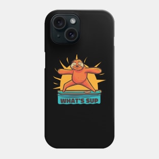 sloth sup what's sup Phone Case