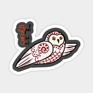 Soul Of Wild Owl Magnet