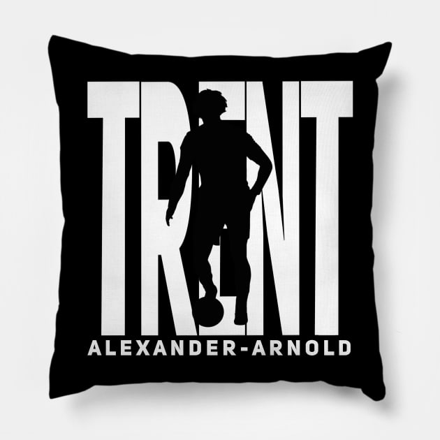 Trent Alexander-Arnold silhouette Pillow by Ades_194