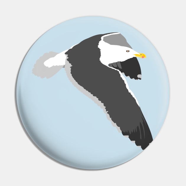 Herring Gull Pin by stargatedalek