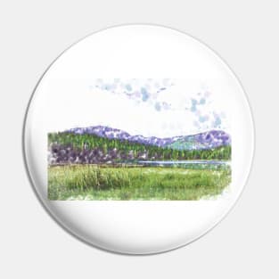 Mountain Meadow Tranquility Pin