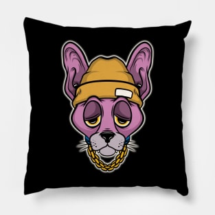 swag cat cartoon Pillow