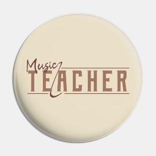 Music teacher // Vintage Pin