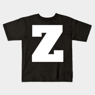 Capital Letter Z Kids T Shirts Teepublic Au
