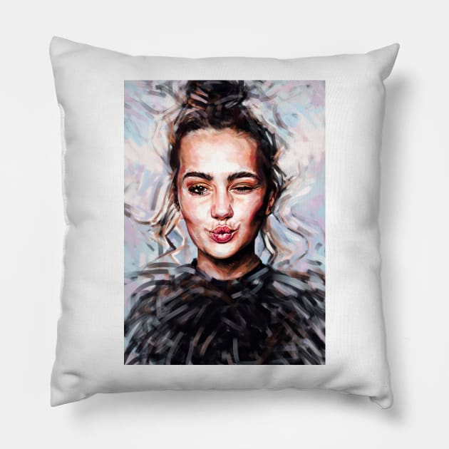 Kiss Pillow by dmitryb1