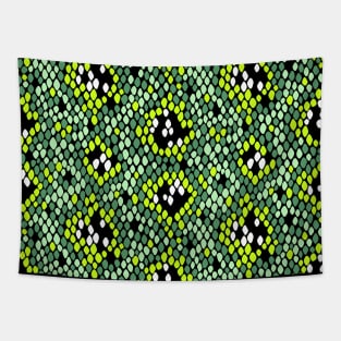 Snakeskin Pattern (Green) Tapestry