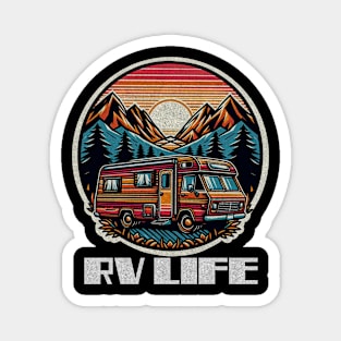 Happy RV life Magnet