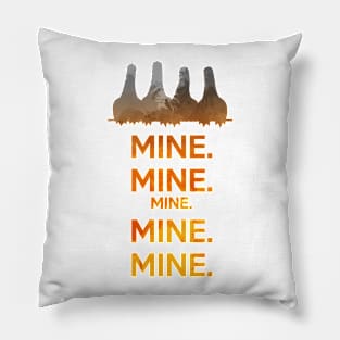 Mine Inspired Silhouette Pillow