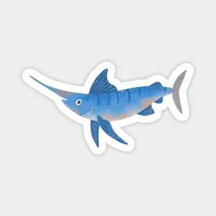 Little Blue Swordfish Magnet