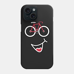 Bicycle Smiley Face Bike Emoji Phone Case