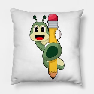 Caterpillar Pupil Pencil School Pillow