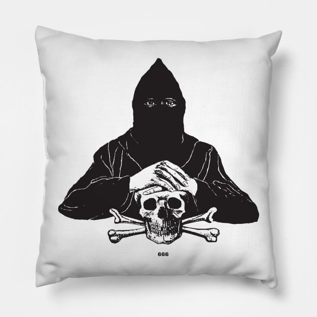 666 Pillow by SWAMPMEAT