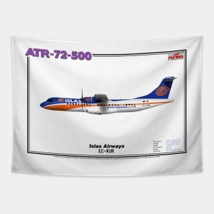 Avions de Transport Régional 72-500 - Islas Airways (Art Print) Tapestry