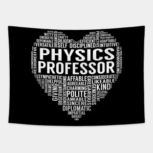 Physics Professor Heart Tapestry