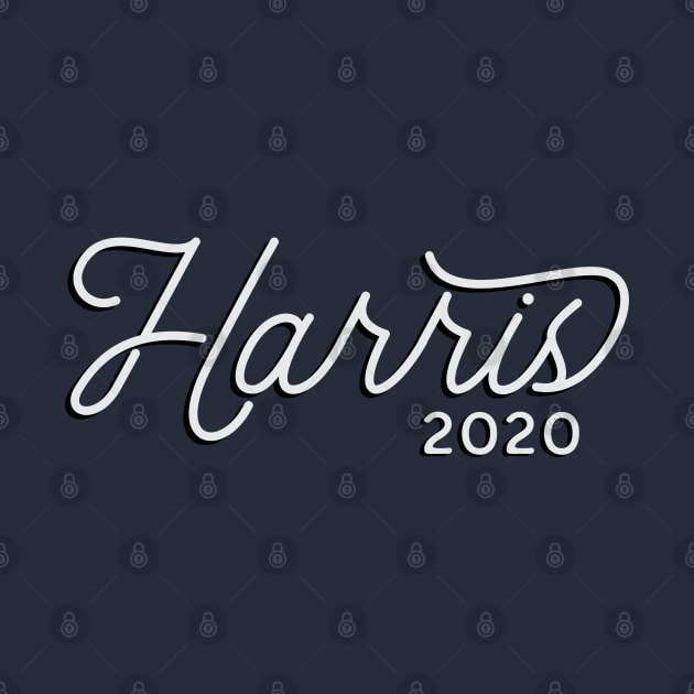 Kamala Harris 2020, monoline script text. Kamala For The People in this presidential race. by YourGoods