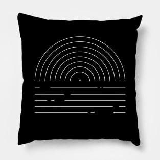 Sunset vinyl Pillow