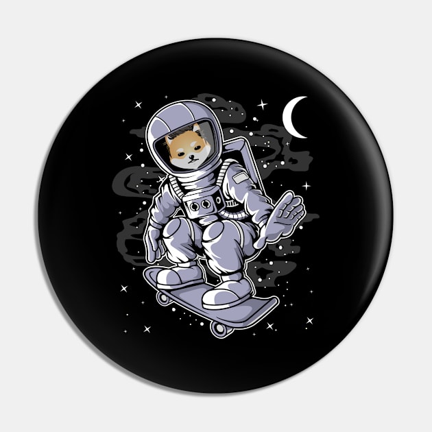 Astronaut Skate Dogelon Mars ELON Coin To The Moon Crypto Token Cryptocurrency Blockchain Wallet Birthday Gift For Men Women Kids Pin by Thingking About