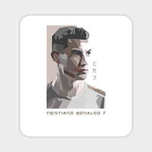 Cristiano Ronaldo In Vector Art Style Magnet