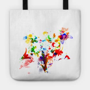 Watercolor Snowflake Tote