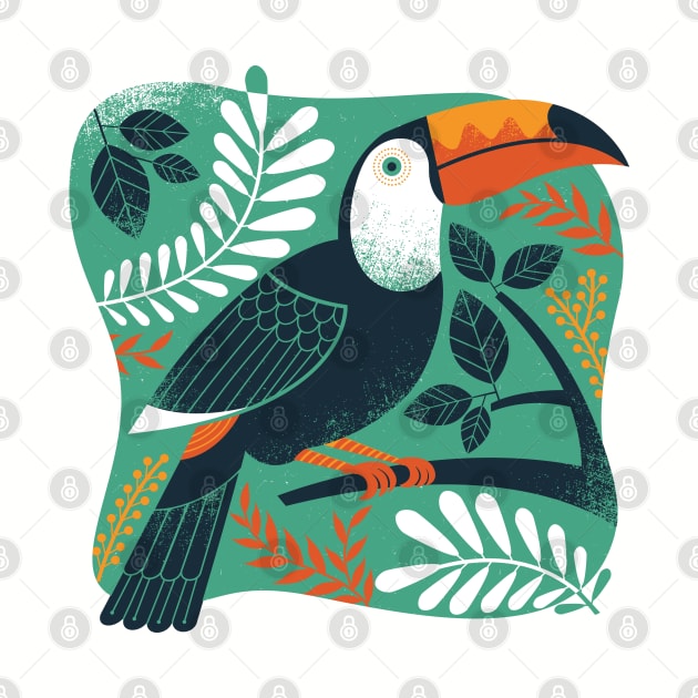 Toucan by Lucie Rice Illustration and Design, LLC