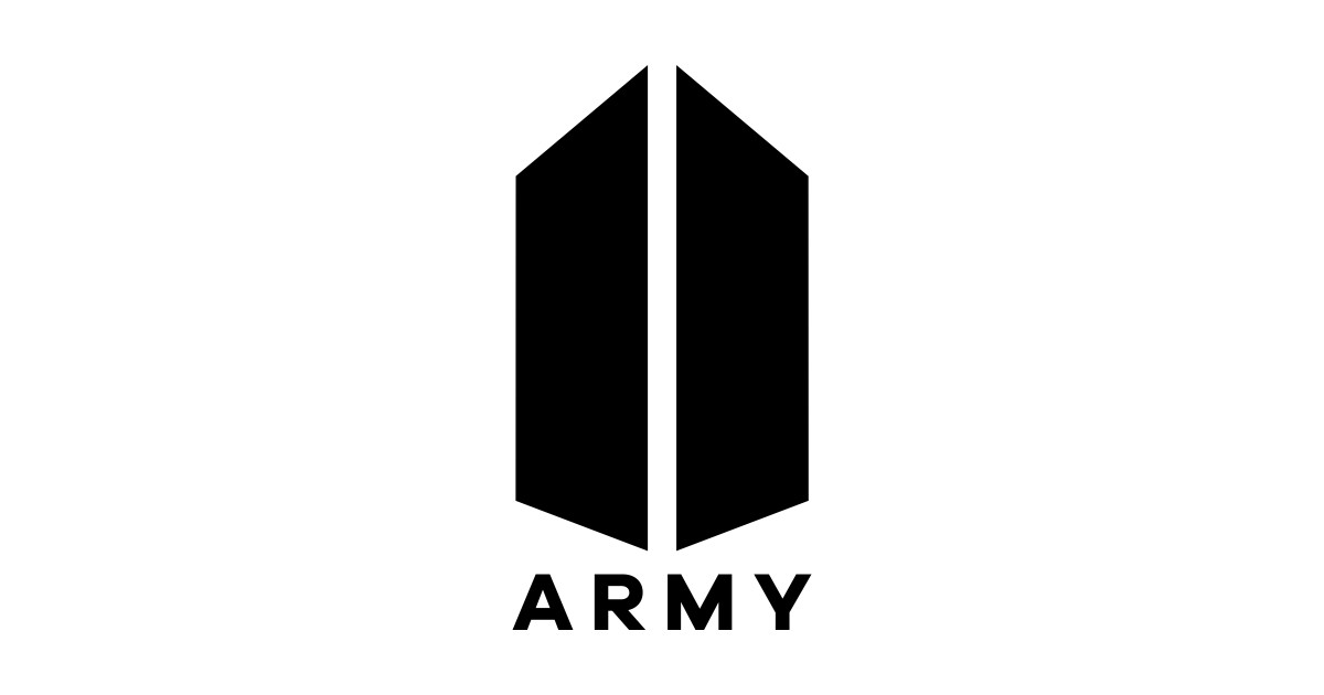 BTS ARMY LOGO - Bts Bangtan Boys Kim Taehyung V Jin Kim - Sticker