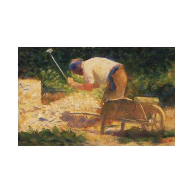 The Stone Breaker by Georges-Pierre Seurat by Classic Art Stall