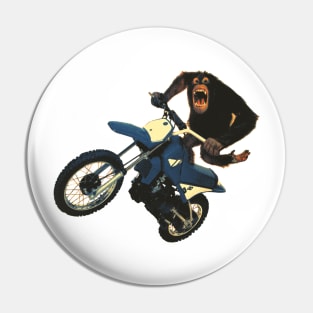 Monkey on a Dirt Bike Pin
