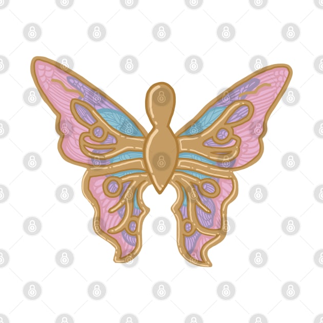 FAIRYTOPIA BUTTERFLY NECKLACE by ulricartistic