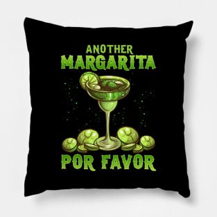 Funny Another Margarita Por Favor Cute Drinking Pillow