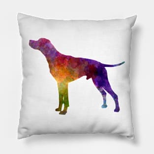 English Pointer in watercolor Pillow