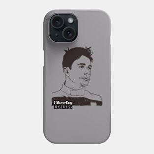 Charles Leclerc Minimalist T-shirt, Sweatshirt, Leclerc Shirt, Gift for F1 lovers Phone Case