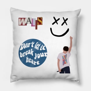 Louis Tomlinson sticker pack Pillow